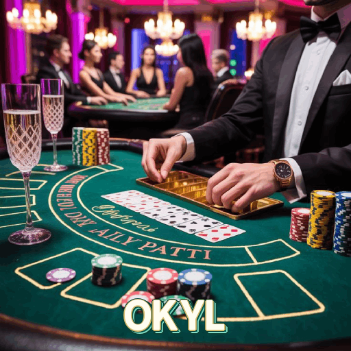 App OKYL para iOS e Android — interface mobile, login biométrico e PIX integrado